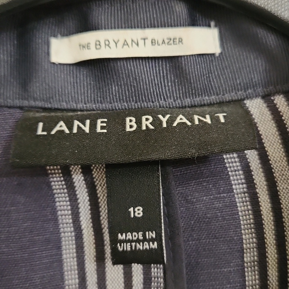 Linen Blend The Lane Bryant Blazer Size 18 Summer Office Collegiate lagenlook - Picture 2 of 15